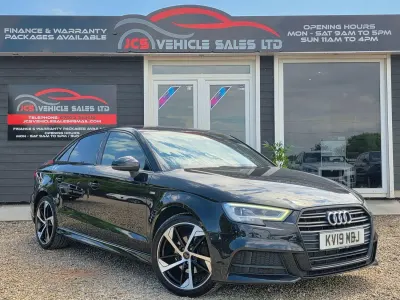 Used Audi A3 Black Edition 150 HP (110 kW) 2019 Black Sedan