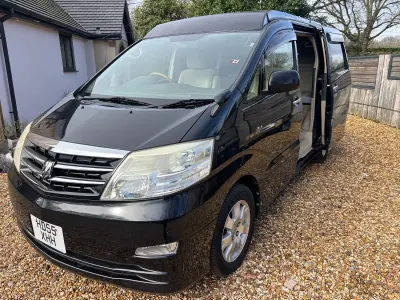 Used Toyota Alphard 159 HP (116 kW) 2006 Black MPV