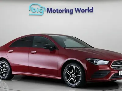 Used Mercedes CLA250e AMG Line Premium 218 HP (160 kW) 2022 Red Coupe