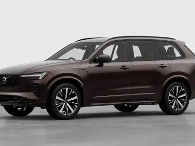 New Volvo XC90 Plus 2026 Mulberry red SUV