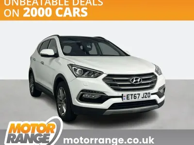 Used Hyundai Santa Fe Premium SE 197 HP (144 kW) 2018 White SUV