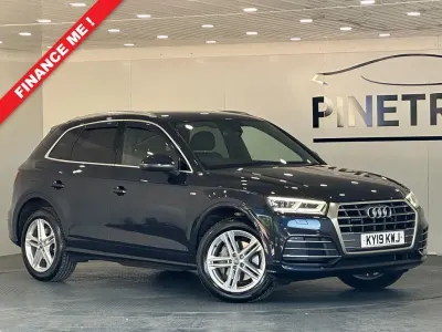 Used Audi Q5 S-Line 190 HP (139 kW) 2019 Blue SUV