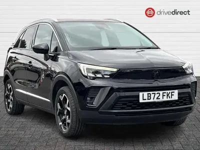 Used Vauxhall Crossland Ultimate 130 HP (95 kW) 2022 Black SUV