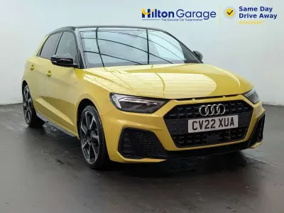 Used Audi A1 Sportback Black Edition 2022 Yellow Hatchback