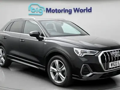 Used Audi Q3 S-Line 150 HP (110 kW) 2022 Black SUV