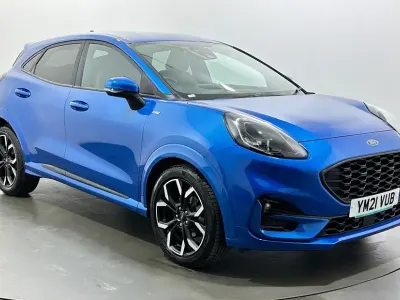 Second-hand Ford Puma ST-Line X 125 CP (91 kW) 2021 Albastru SUV