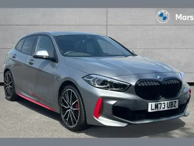 Used BMW 128 Comfort Edition 265 HP (194 kW) 2023 Skyscraper grey metallic Hatchback