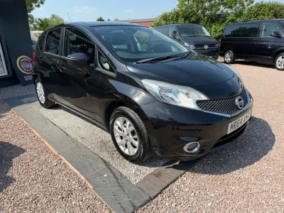 Used Nissan Note Acenta Premium 80 HP (58 kW) 2015 Black Hatchback