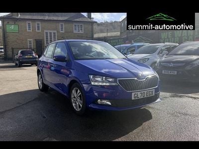 Used Skoda Fabia SE 60 HP (44 kW) 2020 Blue Hatchback