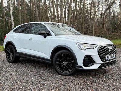 White Used 2021 Audi Q3 Sportback Black Edition SUV | £23,495 (Fair price)