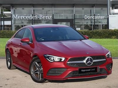 Used Mercedes CLA200 AMG Line Premium 161 HP (118 kW) 2022 Red Coupe