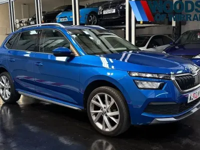 Used Skoda Kamiq SE L Executive 115 HP (84 kW) 2024 Blue SUV