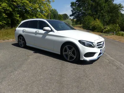 Used Mercedes C220 AMG Line Premium Plus 167 HP (122 kW) 2015 White Estate
