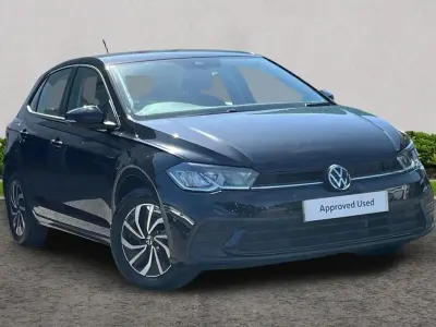Used VW Polo Life 95 HP (69 kW) 2024 Black Hatchback
