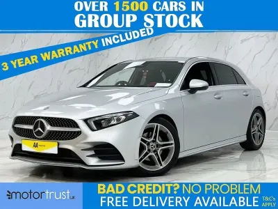 Używany Mercedes A200 AMG line 163 KM (119 kW) 2019 Srebrny Hatchback