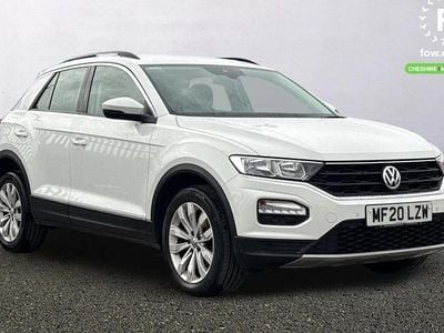 Used VW T-Roc SE 116 HP (85 kW) 2020 White SUV