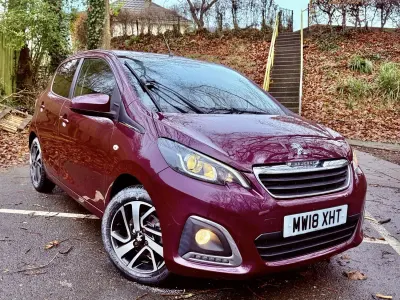 Begagnad Peugeot 108 Allure 82 HK (60 kW) 2018 Lila Halvkombi