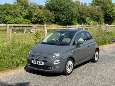 Used Fiat 500 Lounge 69 HP (50 kW) 2018 Grey Hatchback
