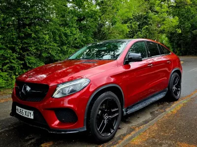 Käytetty Mercedes GLE350 AMG Line Premium Plus 2015 Punainen Coupe - kaksiovinen