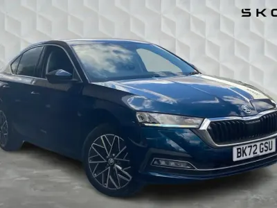 Used Skoda Octavia SE L 147 HP (108 kW) 2022 Petrol blue metallic Hatchback