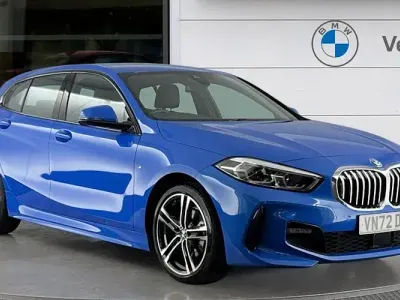 Used BMW 118 M Sport 136 HP (100 kW) 2023 Blue Hatchback