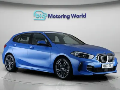 Used BMW 118 M Sport 136 HP (100 kW) 2023 Blue Hatchback