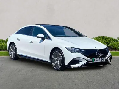 Used Mercedes EQE350 AMG Line Premium 214 kW (292 HP) 2022 White Sedan