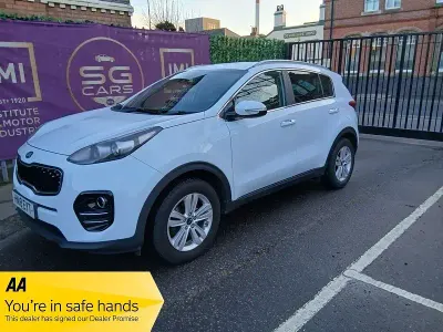 Begagnad Kia Sportage 130 HK (95 kW) 2018 Vit SUV