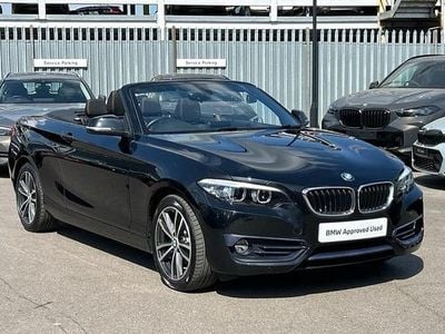 Usado BMW 220 Sport Line 181 CV (133 kW) 2019 Negro Descapotable