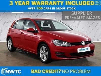 Used VW Golf VII Match 105 HP (77 kW) 2015 Red Hatchback