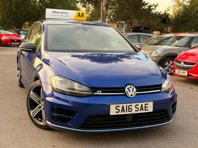 Used VW Golf VII R 300 HP (220 kW) 2016 Blue Hatchback