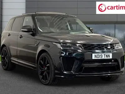 Used Land Rover Range Rover Sport SVR 575 HP (422 kW) 2019 Black SUV