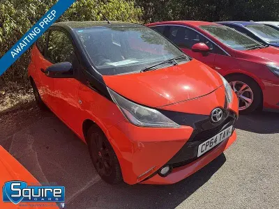 Used Toyota Aygo X-cite 68 HP (50 kW) 2015 Orange Hatchback