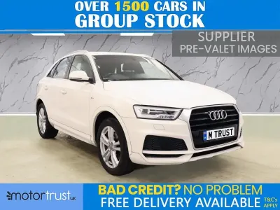 Used Audi Q3 S-Line 150 HP (110 kW) 2018 White SUV