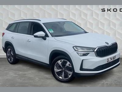 Used Skoda Kodiaq SE 147 HP (108 kW) 2024 Moon white metallic SUV