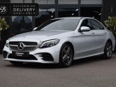 Used Mercedes C220 AMG Line Premium 2020 Silver Sedan