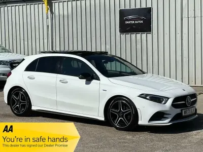 Used Mercedes A200 AMG Line Premium Plus 2021 White Hatchback