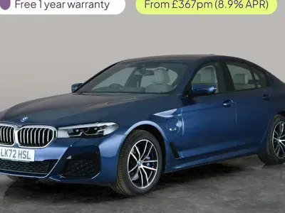 Used BMW 530e M Sport 292 HP (214 kW) 2022 Blue Sedan