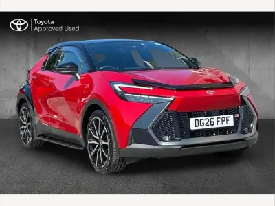 New Toyota C-HR Sport 223 HP (164 kW) 2026 Scarlet flare with astral black roof and rear quar SUV