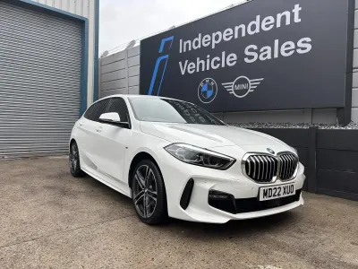 Used BMW 118 M Sport 136 HP (100 kW) 2022 White Hatchback