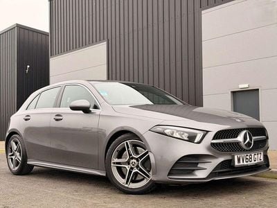 Used Mercedes A250 AMG line 224 HP (164 kW) 2018 Grey Hatchback