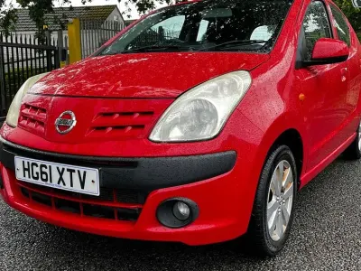 Used Nissan Pixo N-TEC 68 HP (50 kW) 2012 Red Hatchback