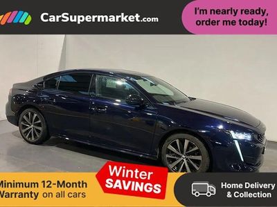 Blue Used 2020 Peugeot 508 GT-line Hatchback | £12,197 (A bit pricey)