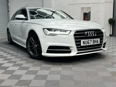 Used Audi A6 S-Line 190 HP (139 kW) 2017 White Estate