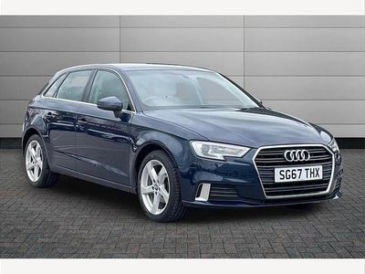 Used Audi A3 Sport 150 HP (110 kW) 2017 Blue Hatchback