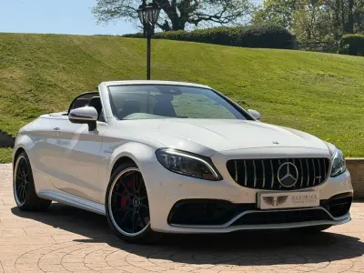 Used Mercedes C63 AMG Premium Plus 2020 White Cabriolet