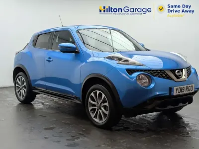 Begagnad Nissan Juke Tekna 113 HK (83 kW) 2019 Blå SUV