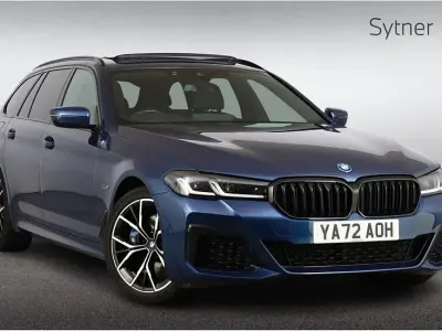 Used BMW 530e M Sport 288 HP (211 kW) 2022 Blue Estate