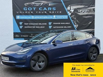 Blue Used 2020 Tesla Model 3 Long Range AWD Sedan | £14,495 (Fair price)