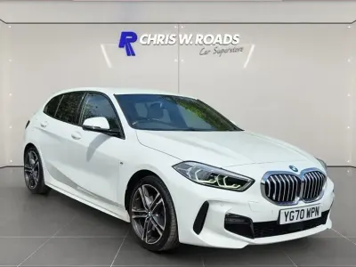 Used BMW 118 M Sport 140 HP (102 kW) 2020 White Hatchback